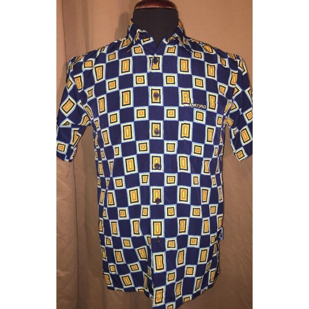 Impaq Sportswear Mens Casual Graphic Button Down